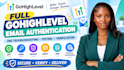 fix gohighlevel delivery spf dkim dmarc SMTP spam domain authentication errors