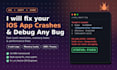 fix bugs, crashes and performance issues in your ios app
