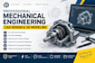 solve problems, projects of mechanical engineering,ansys,cad report