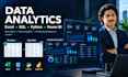 analyze your data using excel, sql, python and power bi