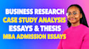 do marketing case studies, business, financial analysis, business presentations