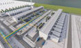 3d green hydrogen plant animation renewable energy process visualization