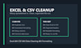 clean format and organize your excel or CSV spreadsheet