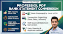 convert PDF bank statement