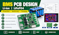design bms lithium battery and battery charger pcb