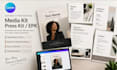 design media kit, press kit ,epk , flyer