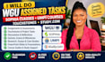 do wgu assigned tasks, sophia classes, umpi, course, touchstones, and study com