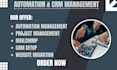 do automation management project management mailchimp CRM website migration