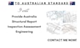 provide australia structural report inspection assessment engineering plans