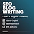 write SEO blog posts and urdu articles