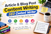 be your professional content writer and SEO article writer