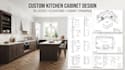 design kitchen cabinets, 3d layouts, elevation and cabinetry drawings