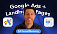 set up google ads and landing page funnels