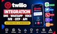 fix twilio SMS, API integration, a2p 10dlc and automation issues