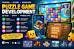 develop a puzzle game in unity 2d 3d, mobile puzzle game, PC game development