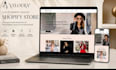 design german shopify website, redesign online webshop, german wordpress website