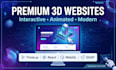 develop 3d interactive website using three js