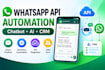 setup whatsapp business API, chatbot and automation