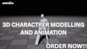 create quality unreal engine 3d models and character animations