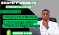 redesign shopify store  increase conversion and sales