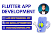 add features to flutter app, fix bugs, app design