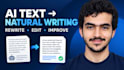 humanize and rewrite your ai generated text
