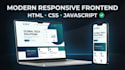 build a premium frontend website with HTML CSS  javascript