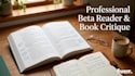 ser tu lector beta de tu libro o manuscrito