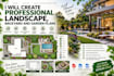 create professional landscape, backyard and garden plans