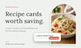 design a wp recipe maker template and redesign your food blog