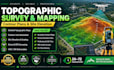 do topographic survey, mapping, drawing, contour plan service