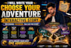 write your choose your adventure interactive story