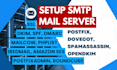 setup,fix bulk mail smtp server postfix mailcow mautic mailwizz dns dk