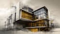 hand draw architecture and urban design sketches