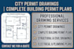 do city permit drawings draw complete building permit plan engineering drawings