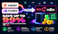 migrate zapier and make automations to n8n and reduce your costs