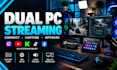 setup dual PC streaming obs capture card and multistreaming