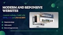 design and code a modern responsive website