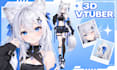 design 3d character models vtuber anime 3d rigging vroid or vrchat