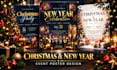design christmas flyers, greeting cards and posters