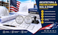provide architectural and structural review, stamp for florida, ohio permit