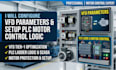 configure vfd parameters and setup plc motor control logic