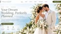 design wix wedding planner website catering event booking website
