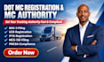 do dot mc number registration, mc authority for trucking
