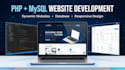 build a PHP mysql website with database functionality