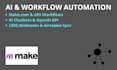 build automated workflows using makecom n8n and openai