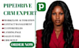 setup pipedrive CRM, sales pipeline, and workflow automation pipedrive expert