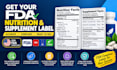 create your fda compliant nutrition facts label