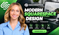 design modern squarespace website, squarespace design as squarespace expert