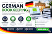 do german bookkeeping, datev, vat and bank reconciliation